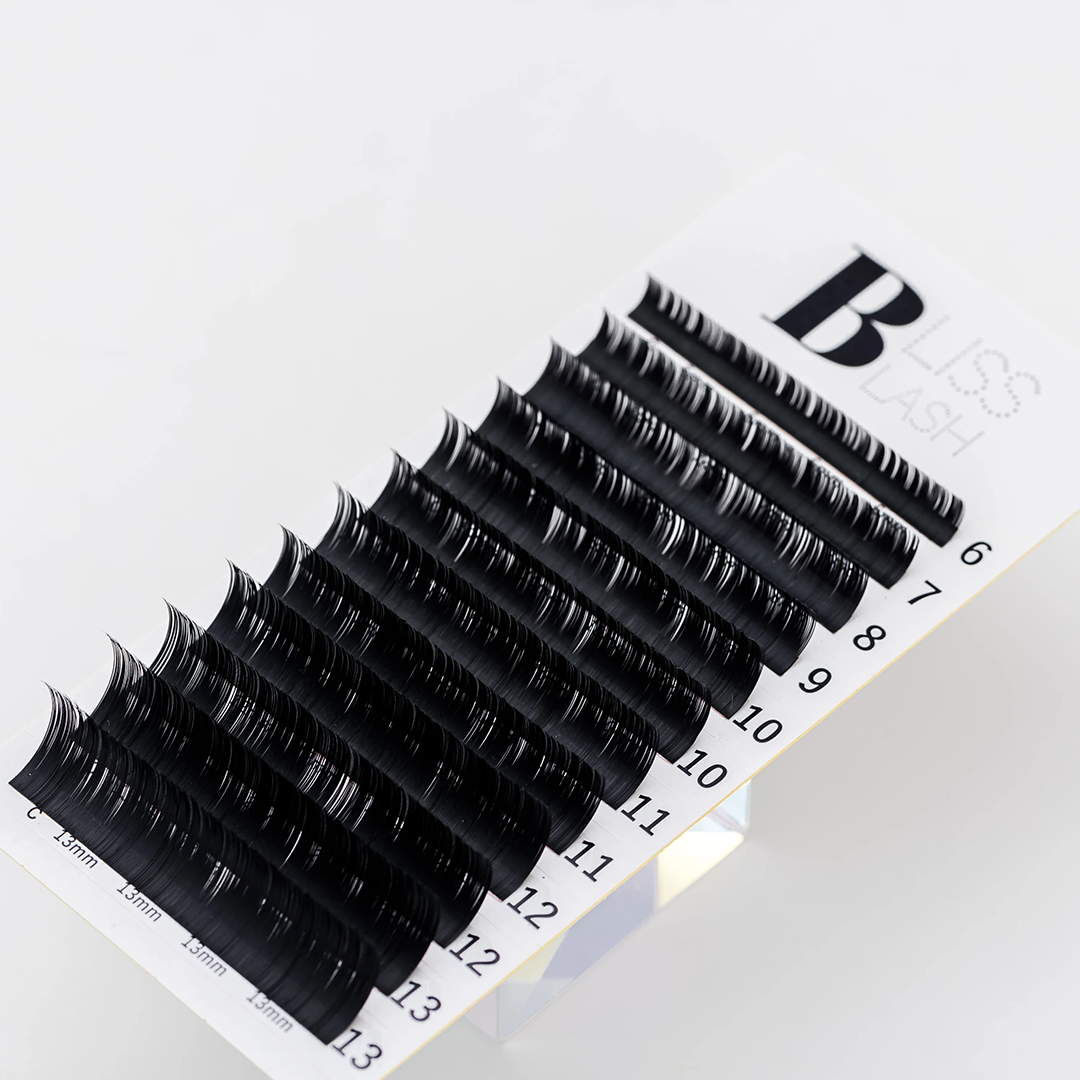 【BLISS LASH】グラマラスブラック/VOLUME LASH /0.07MM MIXケース【6~13 MIX】