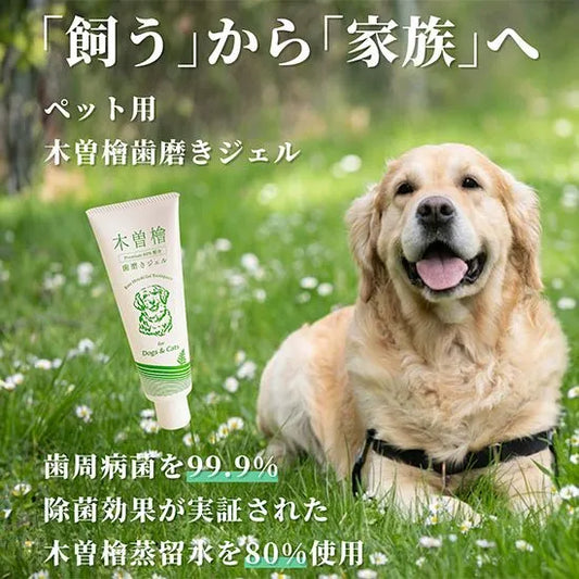 【Pluscare パートナーサロン様限定】ペット用木曽檜歯磨きジェル120g