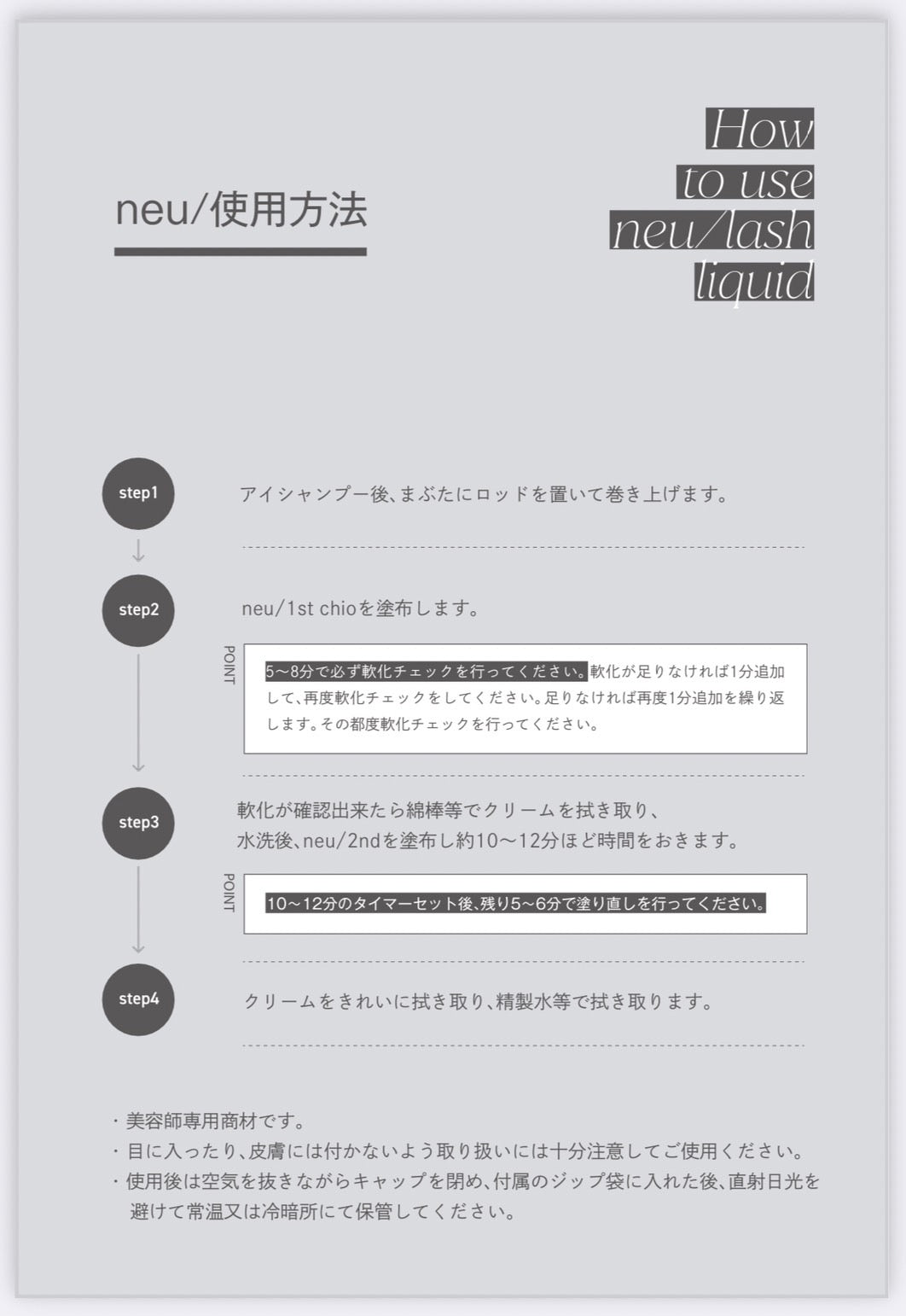 【RND】ノイラッシュリキッド 1st chio