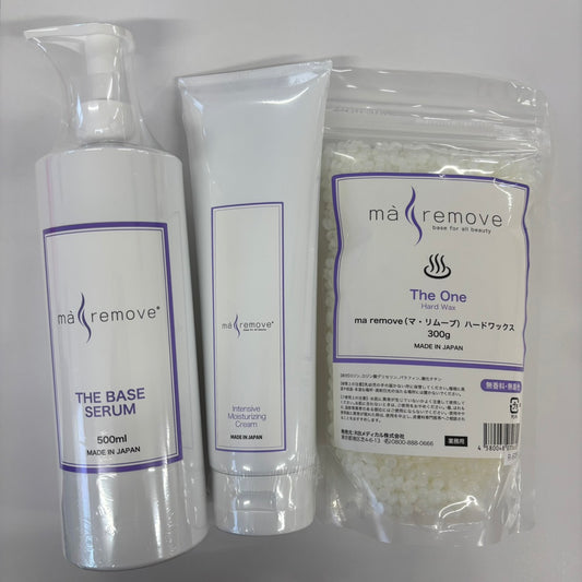 【maremove(マリムーブ)】大浴場WAX3点セット(ウォーマなし)