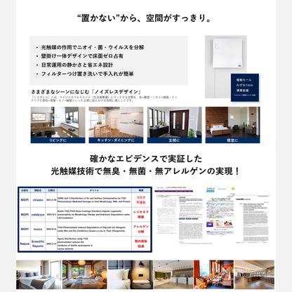 【Pluscareパートナーサロン様限定】光触媒 除菌・脱臭機 ROOM AIR(ルームエアー)
