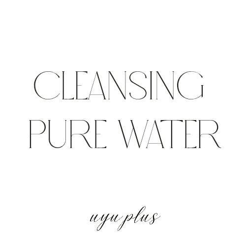 【uyu】《６月より順次発送》CLEANSING PURE WATER